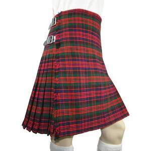 McDonald Tartan Kilt Matériau acrylique Robe traditionnelle écossaise pour hommes 36 "Taille 24" Longueur Pipe Band Group - Product Image 2