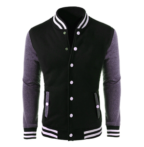 Vintage New Fashionable <b>Men's</b> College Lettermen <b>Jacket</b> Breathable Wool <b>Long</b> XL Size 2 Color Low MOQ Cheap Price for Winter - Product Image 5