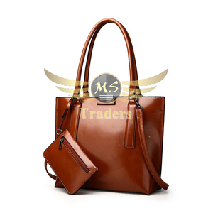 Bolso de compras grande a prueba de agua para mujer, bolso de mano de cuero a la moda para mujer, Impresión de logotipo personalizado - Product Image 1