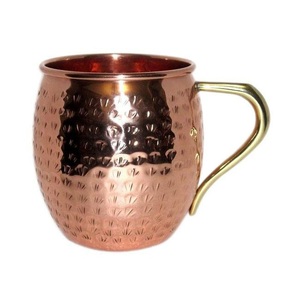 Pure copper <b>mugs</b> customized shape copper <b>mugs</b> hammered <b>cheap</b> and best drinkware <b>mugs</b> at reasonable price - Product Image 2