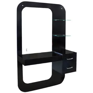 Fashionable Mirror Station Salon Furniture Mirror Station Styling Hair Salon Stations Equipment Salon Furniture Modern