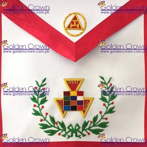 ผ้ากันเปื้อนปักลายพระราชโค้งผ้ากันเปื้อนพระราชกกุธภัณฑ์ - Product Image 5
