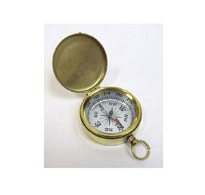 Brújula de bolsillo de latón de calidad superior de gama alta con tapa serigrafiada nueva vajilla de diseñador del mayorista del fabricante - Product Image 1
