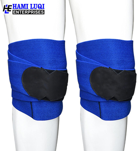 Enveloppe élastique au genou avec mélange de coton-Idéal pour les séances d'haltérophilie, de dynamophilie et de fitness en salle de sport - Product Image 5