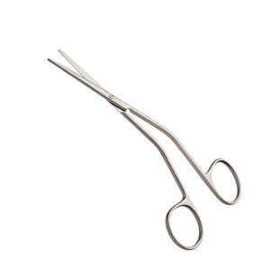 Fomon-Tijeras dentales quirúrgicas, punta afilada, Dorsal Angular, 14 cm, acero inoxidable, curvado, certificado CE ISO - Product Image 1