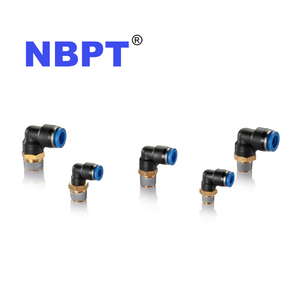 Đẩy kết nối khí nén nam khuỷu tay phù hợp số liệu bspt bspp NPT Chủ Đề Làm bằng đồng thau nhựa nhà sản xuất một cảm ứng phù hợp - Product Image 2