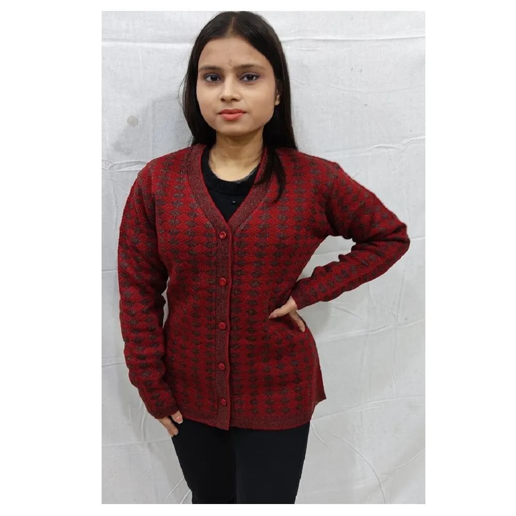 Woolen Cardigans and Sweaters for Sale in Women Winter Clothing at Best Wholesale Price from Indian Supplier