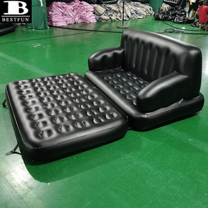 Fabbrica su misura in PVC gonfiabile aria divano e letto campeggio mobili in plastica resistente saltare in alto divano letto doppio <span class=keywords><strong>materasso</strong></span> - Product Image 3
