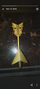 Crochet de conception de plume argent - Product Image 5