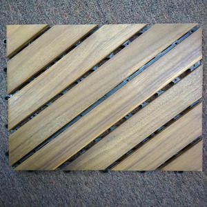 Vietnam Interlocking Outdoor Furniture <b>Plastic</b> Base Acacia Wooden Hardwood Deck <b>Tile</b> - Product Image 4