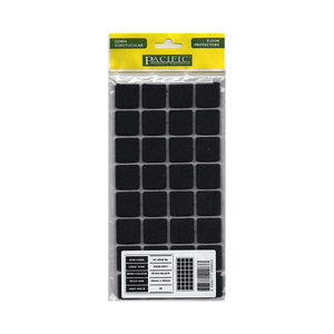 Negro 25x25mm autoadhesiva sentí piso Protector, almohadillas - Product Image 1