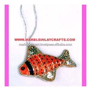 Christmas Decorative Tree Fish Shape Ornaments - Product Image 1