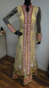 Élégant Vêtements de Fiançailles Lourde Broderie Costumes Anarkali Lehenga - Product Image 4