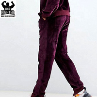 Derniers vêtements de sport unisexes personnalisés Survêtement de gym en velours pour hommes/survêtement Conception sur mesure