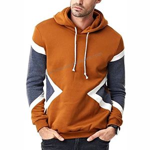 Venta al por mayor Hombres de calidad superior Último estilo Precio barato Patchwork Street Wears Hoodies para hombres - Product Image 2