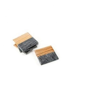 Fancy Design Wood & Resin Flatware Tea Cup Mats Pads Wholesale Price Tableware <b>Drink</b> <b>Coaster</b> Home Bar Decoration <b>Coaster</b> for Cup - Product Image 2