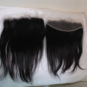 Encaje frontal transparente vietnamita de doble trama, encaje Frontal de oreja a oreja suizo con pelo de bebé, HD 13x4 13x6 - Product Image 4