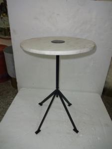 Mesa de centro de alta calidad, mesita de noche redonda de Metal, mesa de centro de lujo, diseño a la moda - Product Image 2