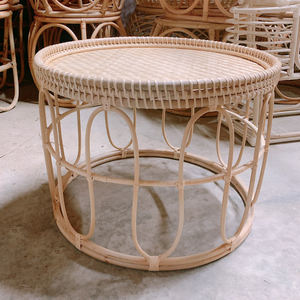Mesa de centro de ratán hecha a mano de alta calidad, superventas, muebles de sala de estar modernos de Vietnam, 50cm - Product Image 1