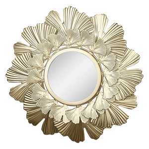 Good Selling Iron <b>Mirror</b> Art <b>Irregular</b> Circular Living Room Metal Frame Wall <b>Mirror</b> Decor Christmas Vintage Luxury Space Casual - Product Image 1