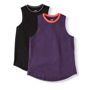 Camiseta acanalada lisa con diseño personalizado para mujer, chaleco elástico, Top ajustado para Fitness, Yoga, gimnasio, camisetas sin mangas deportivas - Product Image 1