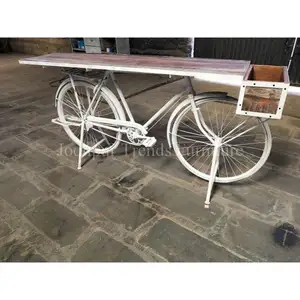 Meja Sepeda Mobil Antik Industri Antik Antik Meja Siklus Tampilan Bergaya Unik Retro