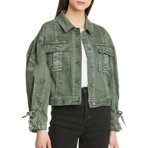 แจ็กเก็ตยีนส์ลำลองสำหรับผู้หญิง,กางเกงยีนส์แขนยาวแฟชั่นใหม่ - Product Image 6