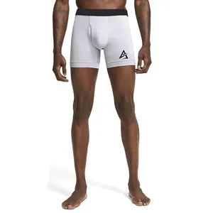 New Arrival Customized Polyester Spandex Men's Underwear Top Quality High Tech Four way Stretch Brief Boxers