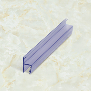 Joint <span class=keywords><strong>de</strong></span> <span class=keywords><strong>porte</strong></span> en verre PVCShower <span class=keywords><strong>de</strong></span> haute qualité sans cadre en caoutchouc plastique bande d'étanchéité <span class=keywords><strong>de</strong></span> salle <span class=keywords><strong>de</strong></span> bain - Product Image 1