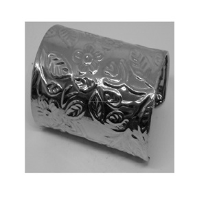 2025 Oregon 3mm Shiny everyday jewelry women Christmas Polished Gold and Silver Jewelry Embosses Chunky Bracelet Jewelry - Product Image 1