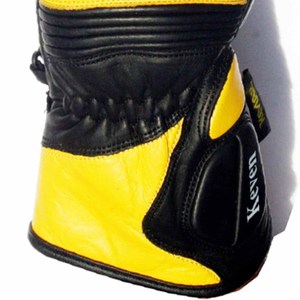 Meilleure vente de gants de motard Pro en cuir de vachette véritable avec logo personnalisé nouveau style USA 2023 - Product Image 4