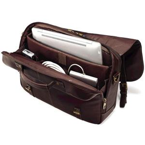 Export Quality Leather Laptop <b>Briefcase</b> for Men and Women Professional Office Bag for Business Meetings Available For Sale - Product Image 4