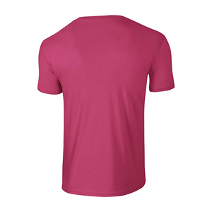Cotton T-<b>Shirt</b> Casual O-Neck Style with Plain Dyed Solid Design and 300 Grams Fabric Weight Tshirt - Product Image 3