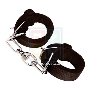 Crème pour animaux de compagnie, bonnière avec feutre, de haute qualité, doublé en Web Chaîne tournante de 4 à 5 pouces, boucles à roulettes - Product Image 1