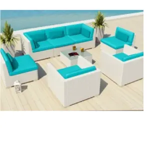 Vietnam poly rattan wicker patio furniture with high quality/ sofa set for garden and living room