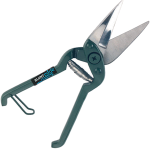 Cisailles à sabots pour moutons, cisailles à sabots réutilisables en acier inoxydable, lames dentelées tranchantes, couleurs bleu et vert - Product Image 3