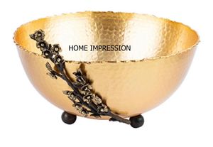 ฐานเขากวางสุดสร้างสรรค์ชามอลูมิเนียมชุบนิกเกิลออกแบบอย่างน่าชื่นชมเครื่องใช้บนโต๊ะอาหารชามเสิร์ฟอาหาร - Product Image 4