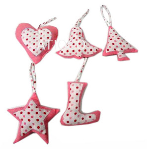 Velours rouge Dernière décoration de Noël suspendue élégante Ornements créatifs d'inspiration unique pour la décoration de la chambre Collection spéciale - Product Image 5