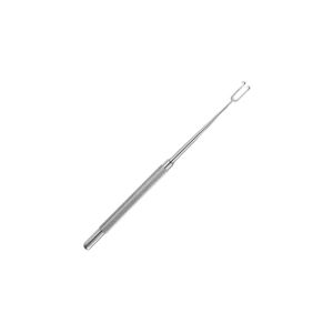 Gancho Doble de piel de alta calidad, 16cm de longitud, tamaños disponibles: 2mm, 5mm, 7mm, 10mm, mango recubierto de oro de acero inoxidable - Product Image 4