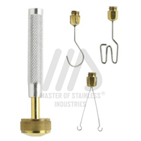 Messing Runde 4 Pole Dubbing Fly Tying Twister Set zum Verkauf