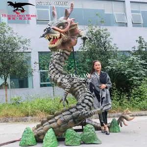 Dragón robótico de alta calidad, dragón animatrónico de china para exhibición, gran oferta