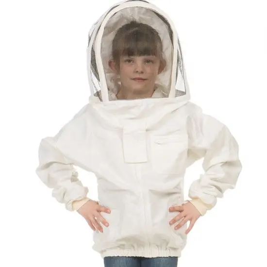 Youth Bee Keeping Jacket with Fencing Veil's & NZ Hood & Round Hat