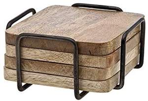 Sous-verre à thé en bois naturel de bonne qualité, exportateur en gros, sous-verre en bois personnalisé, fabricant et fournisseur de l'Inde - Product Image 5