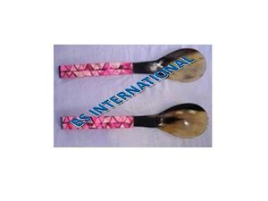 Cuillère en corne de vache véritable, portable, sculptée, matériau organique pour la décoration de table et de la maison, cadeaux, grossiste direct d'usine en Inde - Product Image 4