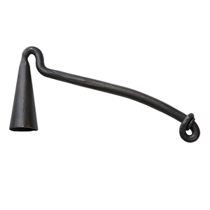Bougeoirs avec manche en bois noir en métal, chandelier - Product Image 6