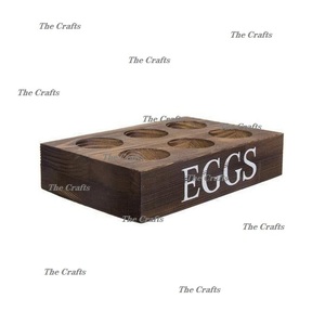 Wooden <b>Egg</b> <b>Storage</b> Serving Tray With Handle Home Hotel And Restaurant Kitchenware Tools <b>Egg</b> Tray Holder In India - Product Image 6