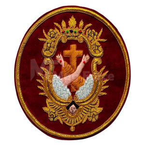 Insignia bordada a mano personalizada, nueva insignia bordada hecha a mano para Christian - Product Image 1