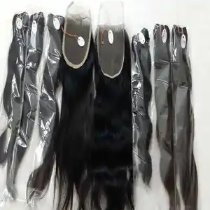 Empresa internacional de cabelo brasileiro Extensão Do Cabelo humano rabo de cavalo cabelo humano de compradores EUA