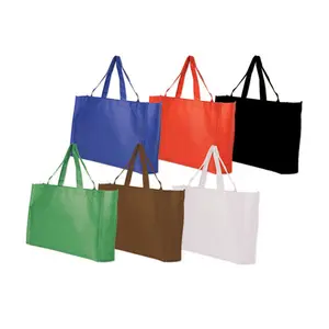 Wholesale Cheap Price Custom logo Printed Reusable Tote Bag Ultrasonic Shopping bag heat sealed non woven bag