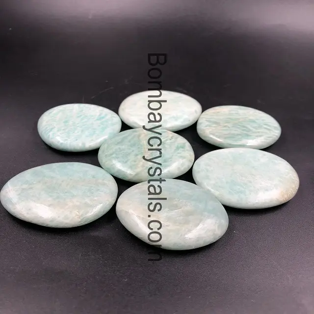 amazonite earth stone metaphysical crystals wholesale flat stone for healing